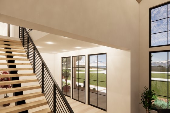 Interior - Entry for Farmhouse House Plan #1096-5 - 4 bed, 4.5 bath