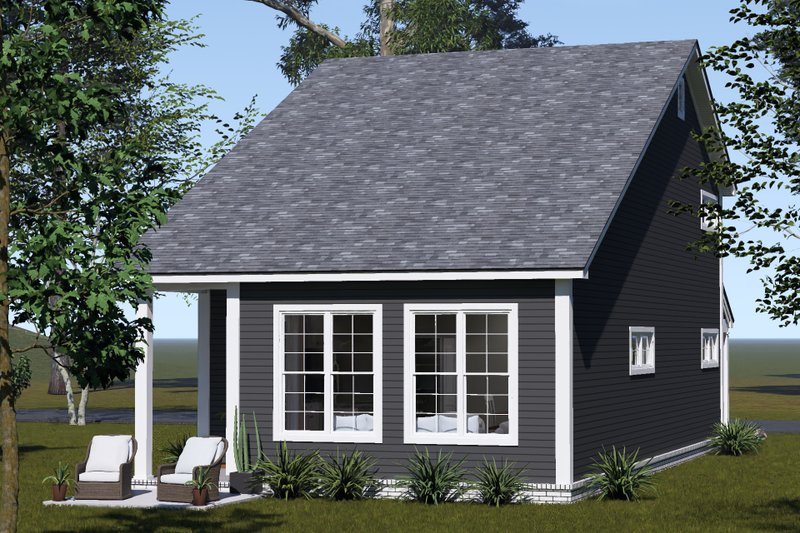 Architectural House Design - Exterior - Other Elevation 3 for Cottage House Plan #513-2457 - 3 bed, 2.5 bath