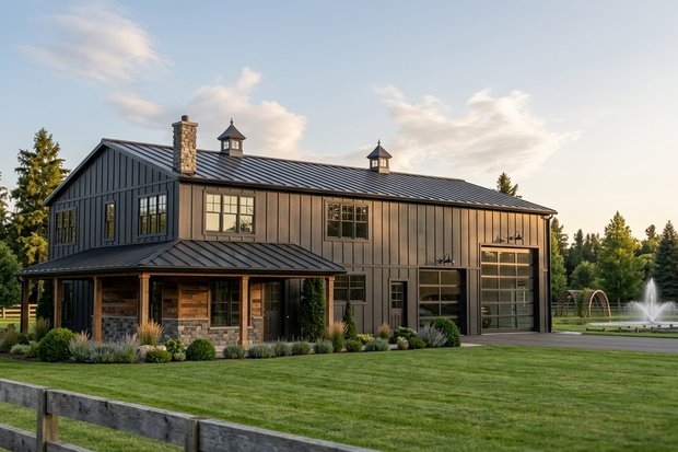 Modern Farmhouses with Walkout Basement