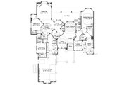 Mediterranean Style House Plan - 3 Beds 3.5 Baths 4364 Sq/Ft Plan #135-146 