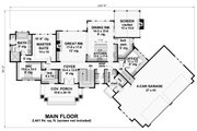 Craftsman Style House Plan - 4 Beds 3.5 Baths 4423 Sq/Ft Plan #51-583 