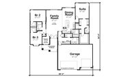 Traditional Style House Plan - 3 Beds 2.5 Baths 1979 Sq/Ft Plan #20-2490 