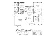 Farmhouse Style House Plan - 3 Beds 2.5 Baths 1673 Sq/Ft Plan #1074-115 