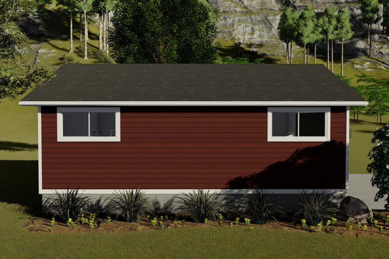 Dream House Plan - Exterior - Other Elevation 3 for Traditional House Plan #1060-92, 0 bath