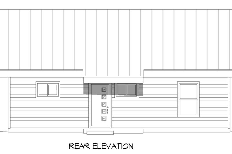 Home Plan - Exterior - Other Elevation 1 for Southern House Plan #932-888 - 2 bed, 2 bath