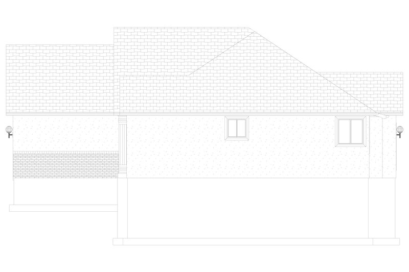 House Design - Exterior - Other Elevation 1 for Traditional House Plan #1060-226 - 3 bed, 2 bath
