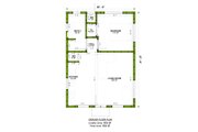 Adobe / Southwestern Style House Plan - 1 Beds 1 Baths 553 Sq/Ft Plan #1106-130 Floor 