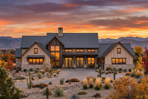 Architectural House Design - Farmhouse Exterior - Front Elevation Plan #1096-181