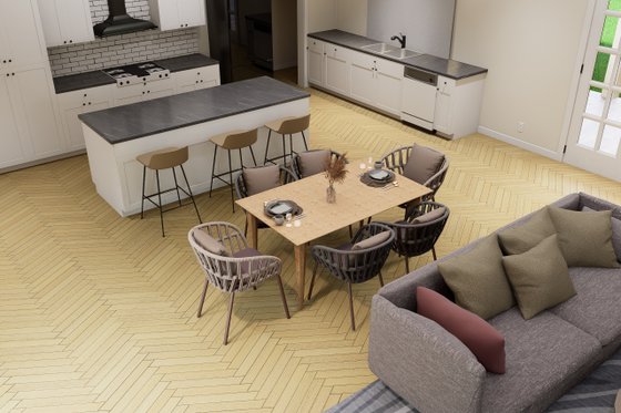 Interior - Family Room 2 for Farmhouse House Plan #1112-17 - 3 bed, 2.5 bath