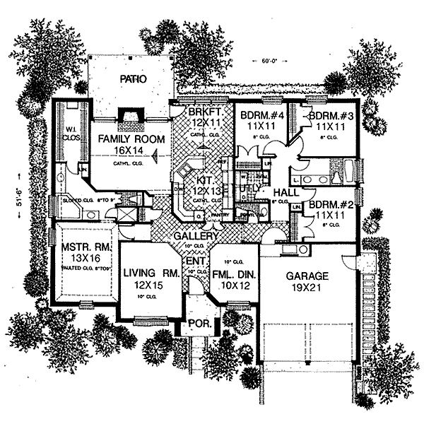 Dream House Plan - European Floor Plan - Main Floor Plan #310-789