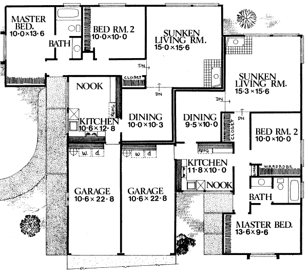 Floor Plan - Main Floor Plan #303-301