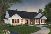 Ranch Style House Plan - 3 Beds 2 Baths 1511 Sq/Ft Plan #18-1057 