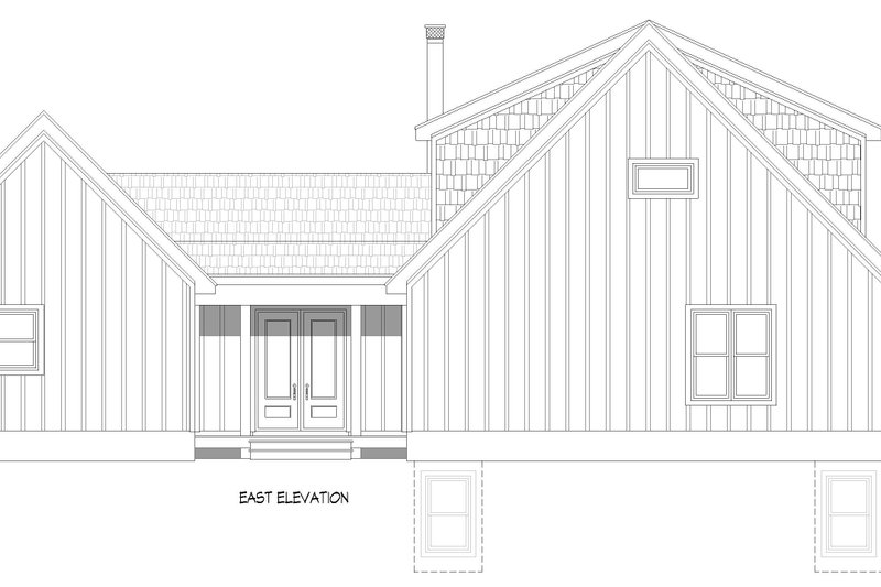 Home Plan - Exterior - Front Elevation 3 for Southern House Plan #932-797 - 4 bed, 3.5 bath