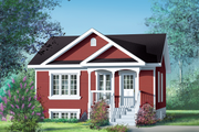 Cottage Style House Plan - 2 Beds 1 Baths 780 Sq/Ft Plan #25-138 