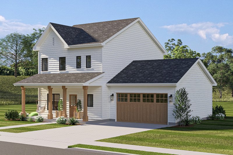 Dream House Plan - Exterior - Other Elevation 3 for Traditional House Plan #455-792 - 3 bed, 2.5 bath