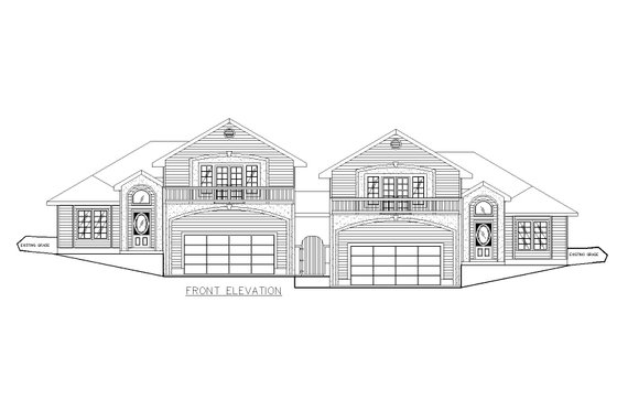 Exterior - Other Elevation for Traditional House Plan #117-207 - 3 bed, 2 bath
