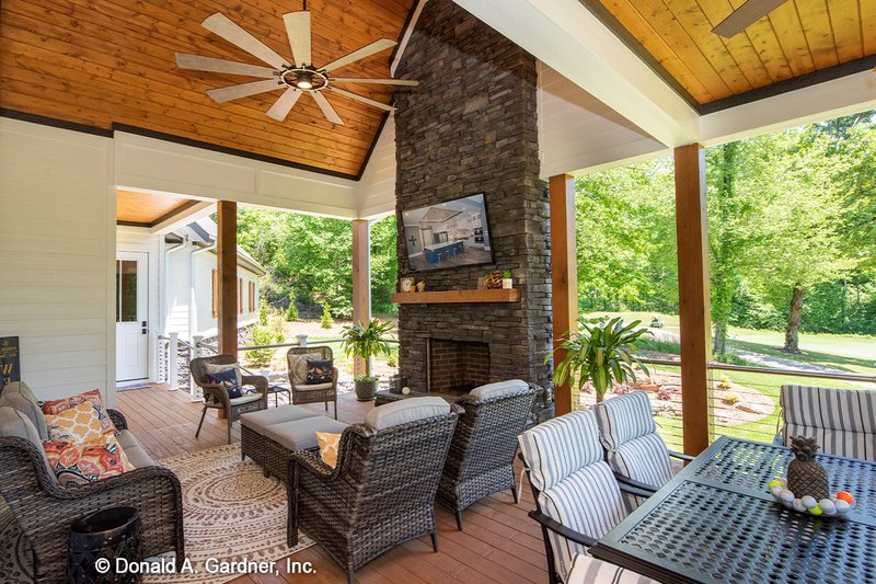 Home Plan - Exterior - Outdoor Living for Craftsman House Plan #929-340 - 5 bed, 4 bath