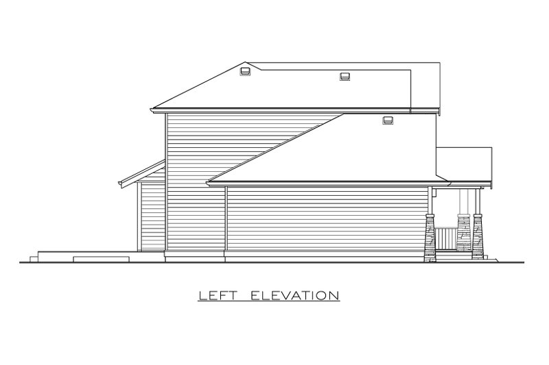 Home Plan - Exterior - Other Elevation 1 for Craftsman House Plan #1100-35 - 3 bed, 2.5 bath