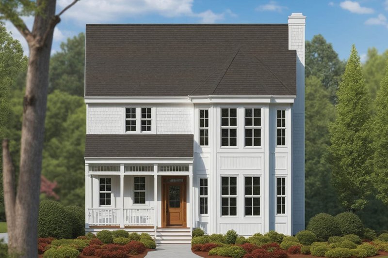 Home Plan - Country Exterior - Front Elevation Plan #3-307