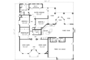 Adobe / Southwestern Style House Plan - 4 Beds 3 Baths 2716 Sq/Ft Plan #1-660 