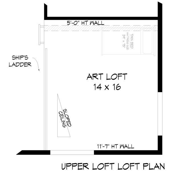 House Blueprint - Contemporary Floor Plan - Other Floor Plan #932-561