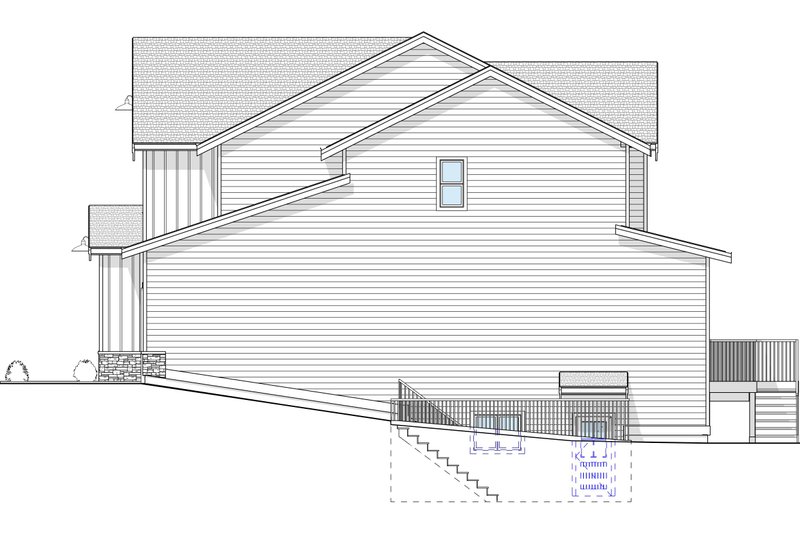 House Blueprint - Exterior - Other Elevation for Farmhouse House Plan #1114-116 - 3 bed, 2.5 bath