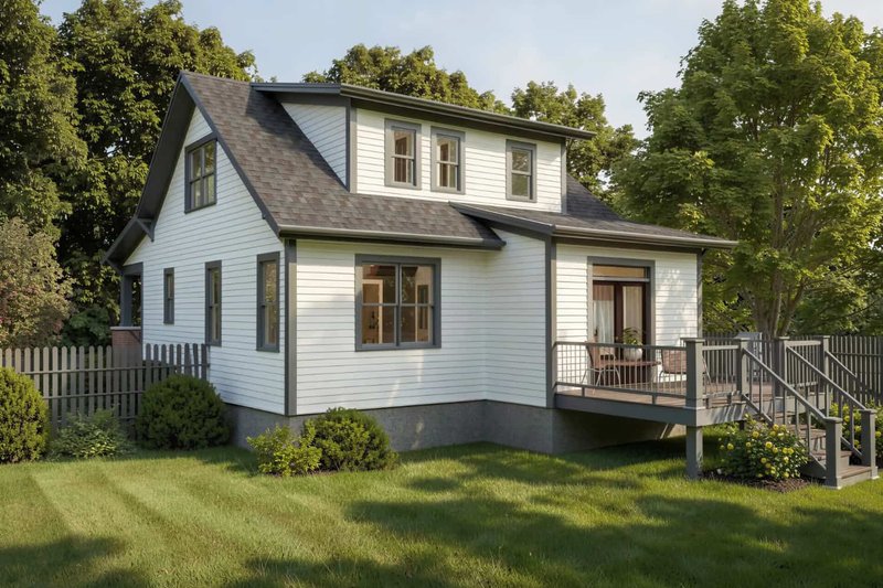Dream House Plan - Exterior - Other Elevation for Bungalow House Plan #79-326 - 3 bed, 2 bath