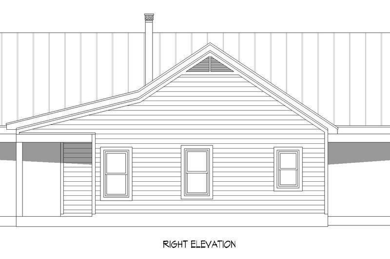 Dream House Plan - Exterior - Other Elevation 1 for Country House Plan #932-836 - 2 bed, 2 bath