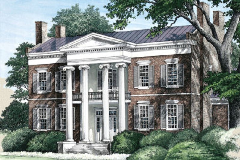Home Plan - Classical Exterior - Front Elevation Plan #137-242