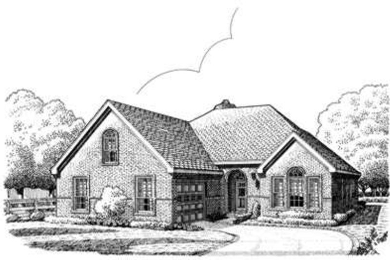 House Plan Design - European Exterior - Front Elevation Plan #410-274