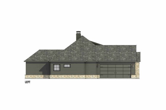 Exterior - Other Elevation for Country House Plan #1096-81 - 4 bed, 3.5 bath