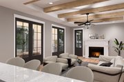 Farmhouse Style House Plan - 5 Beds 3.5 Baths 3472 Sq/Ft Plan #932-1295 