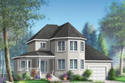 Victorian Style House Plan - 3 Beds 1 Baths 1566 Sq/Ft Plan #25-4694 
