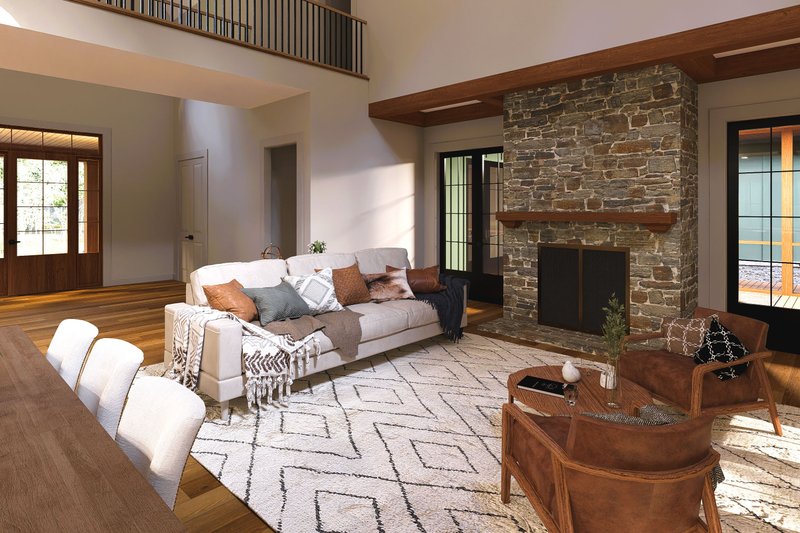 Home Plan - Interior - Family Room for Farmhouse House Plan #1094-25 - 5 bed, 5.5 bath