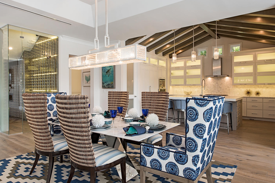Interior - Dining Room for Beach House Plan #548-52 - 4 bed, 4.5 bath