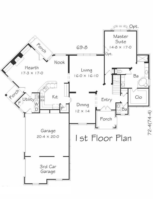 Floor Plan - Main Floor Plan #329-376