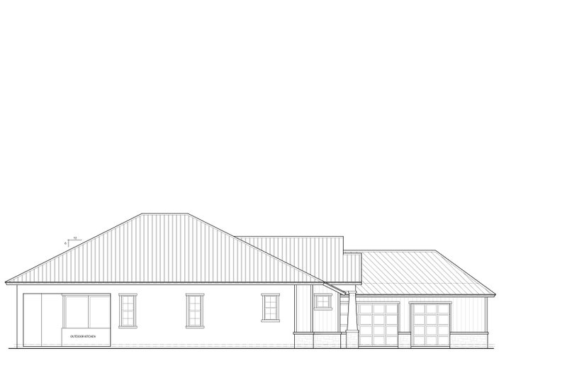 Dream House Plan - Exterior - Other Elevation for Ranch House Plan #938-131 - 3 bed, 2 bath