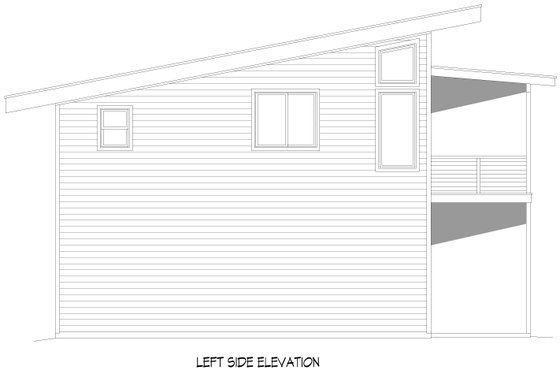 Exterior - Other Elevation for Country House Plan #932-1204 - 1 bed, 1 bath
