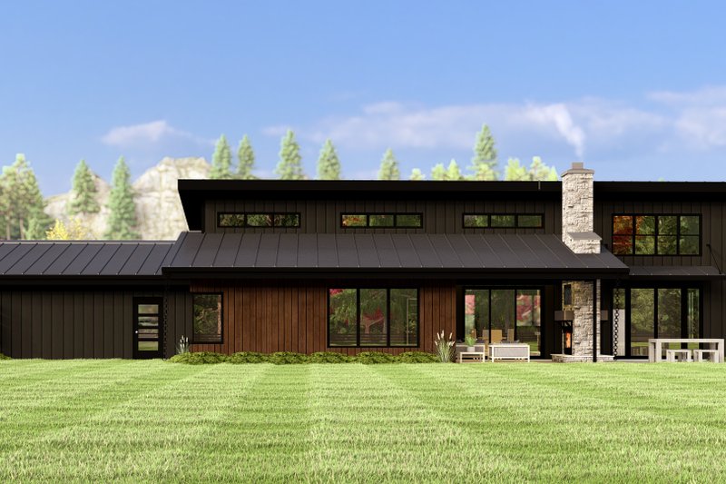 House Design - Exterior - Other Elevation 2 for Contemporary House Plan #1064-336 - 3 bed, 2.5 bath