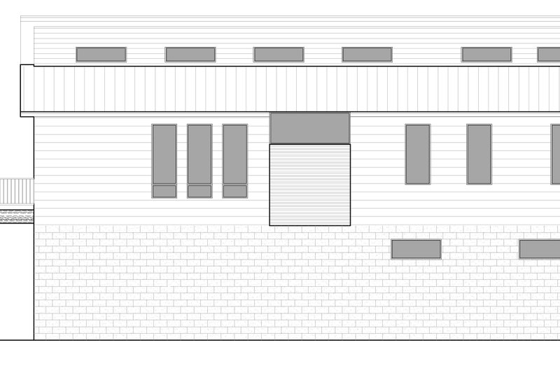 Home Plan - Exterior - Rear Elevation for Contemporary House Plan #1058-214 - 3 bed, 2.5 bath