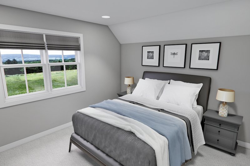 House Plan Design - Interior - Bedroom 2 for Craftsman House Plan #51-1301 - 4 bed, 3.5 bath