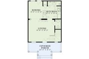 Traditional Style House Plan - 2 Beds 2.5 Baths 980 Sq/Ft Plan #17-2044 Floor 