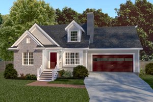 House Plan Design - Traditional Exterior - Front Elevation Plan #79-158