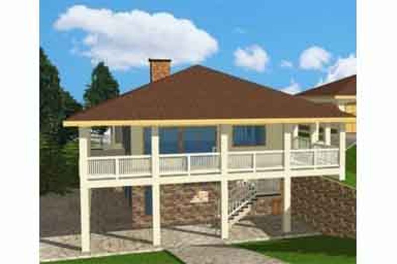 Home Plan - Traditional Exterior - Front Elevation Plan #117-451