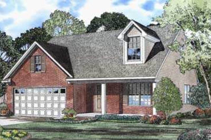 House Design - Traditional Exterior - Front Elevation Plan #17-432