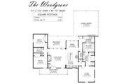 Southern Style House Plan - 3 Beds 2 Baths 1778 Sq/Ft Plan #1074-102 