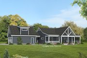Southern Style House Plan - 2 Beds 3 Baths 2237 Sq/Ft Plan #932-847 Exterior 