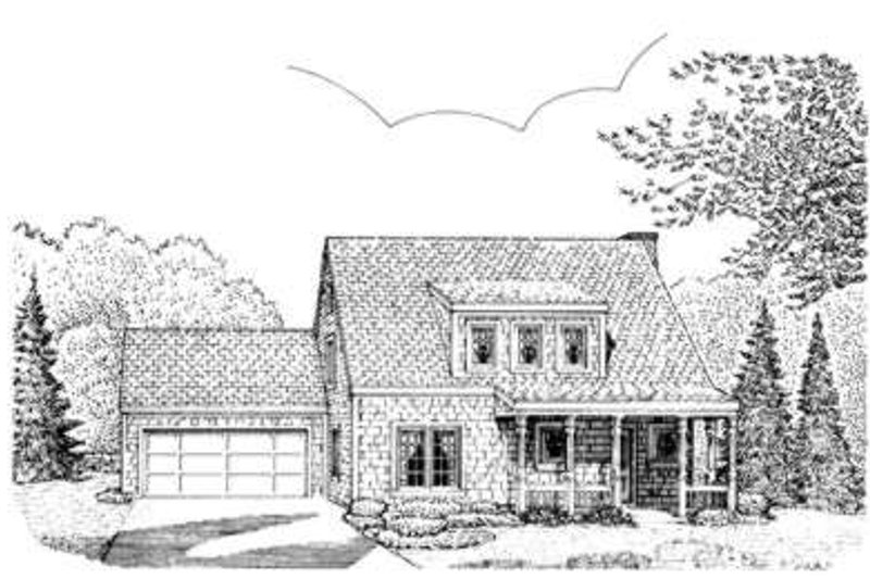 Dream House Plan - Bungalow Exterior - Front Elevation Plan #410-153