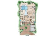 Beach Style House Plan - 6 Beds 6.5 Baths 10605 Sq/Ft Plan #27-462 