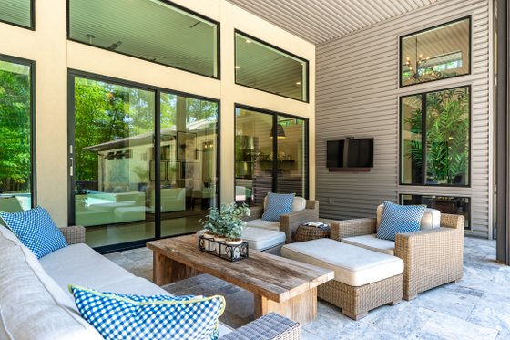 Exterior - Outdoor Living for Prairie House Plan #935-23 - 3 bed, 3.5 bath